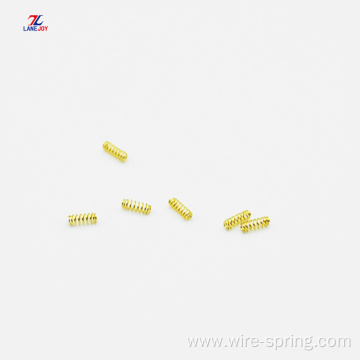 sale very small gold plating compression spring